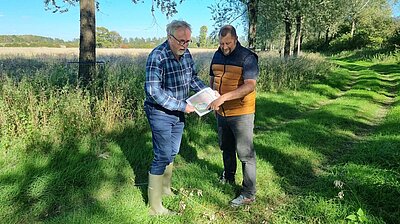 Brian looking at nature based flooding solutions