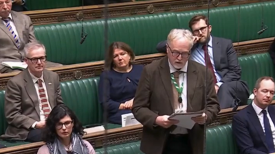 Brian speaking in the commons