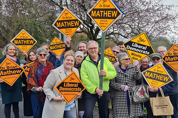 Lib Dems with Brian