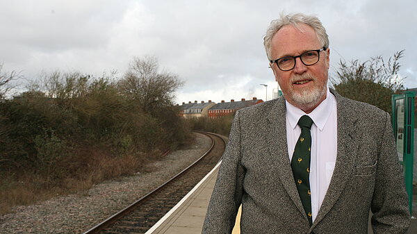 Brian by railway