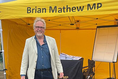 Brian at the Food & River Festival
