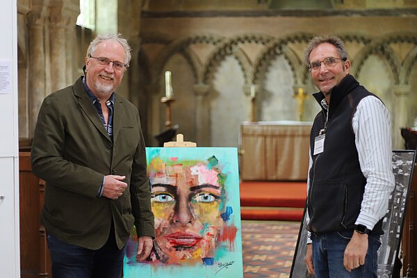 Brian at Devizes Art Festival