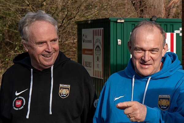Brian Mathew and Ed Davey