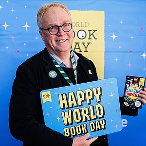 Brian supporting World Book Day